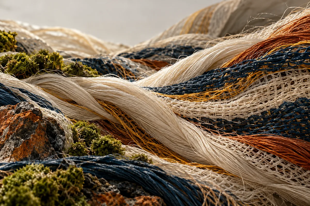 Macro fibre material study without diagram labels